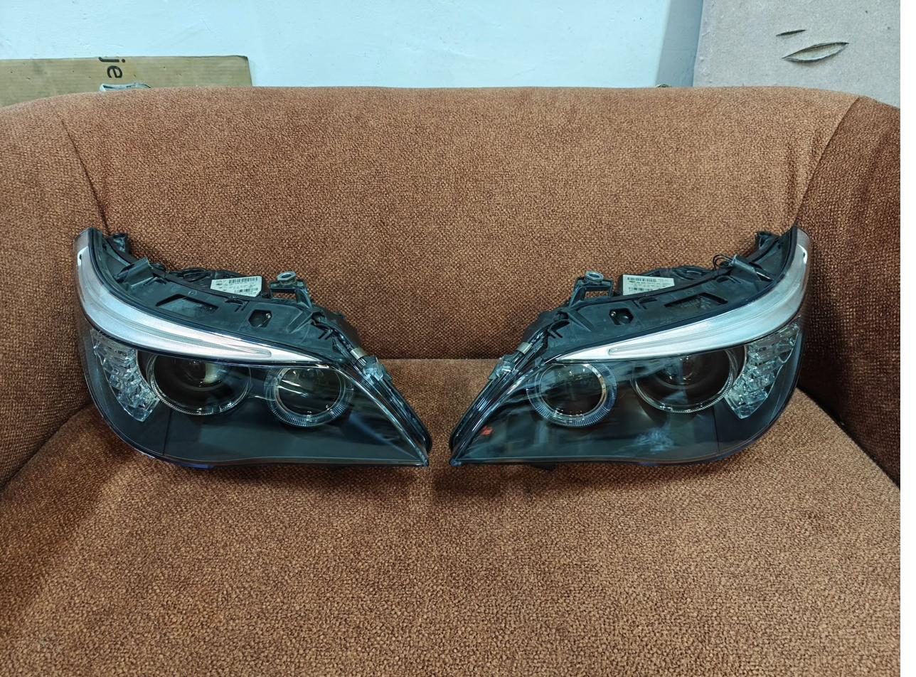 Reflektory BMW E60 po renowacji — przejrzyste klosze